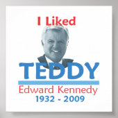 Ted Kennedy I LIKED TEDDY Poster (Voorkant)
