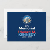Ted Kennedy Memorial Briefkaart (Voorkant / Achterkant)