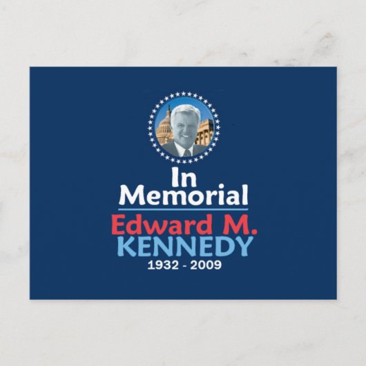 Ted Kennedy Memorial Briefkaart (Voorkant)