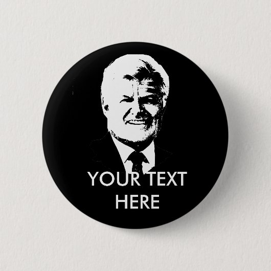 Ted Kennedy Ronde Button 5,7 Cm (Voorkant)