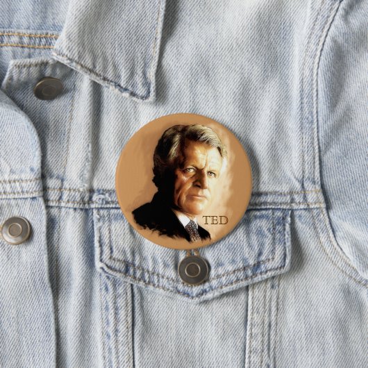 Ted Kennedy Ronde Button 7,6 Cm (In situ)