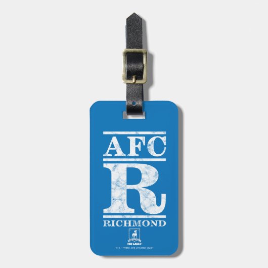 Ted Lasso | AFC R Richmond Text Logo Bagagelabel (Voorkant verticaal)
