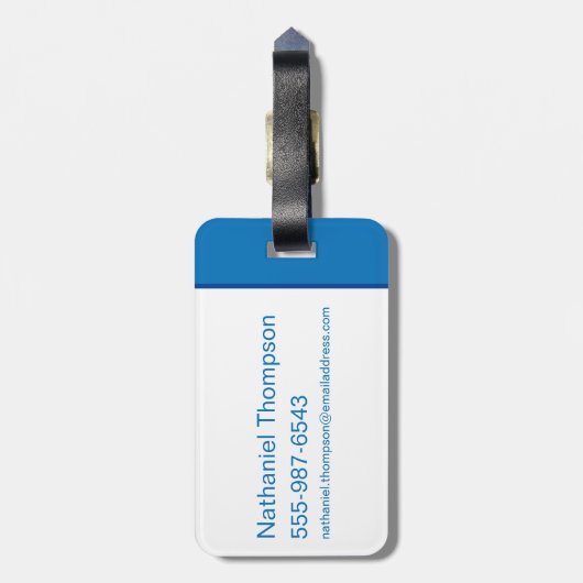 Ted Lasso | AFC R Richmond Text Logo Bagagelabel (Achterkant verticaal)