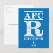 Ted Lasso | AFC R Richmond Text Logo Briefkaart (Voorkant / Achterkant)