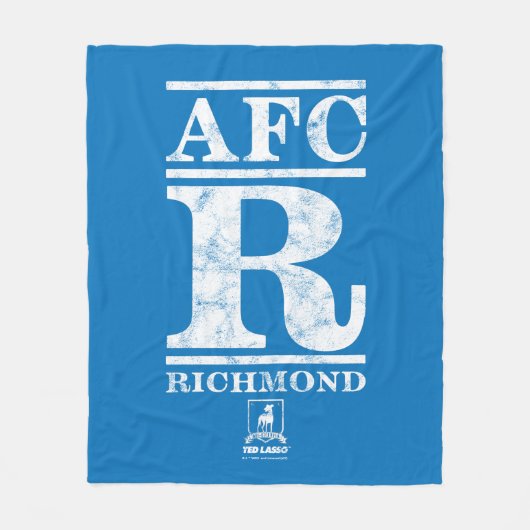 Ted Lasso | AFC R Richmond Text Logo Fleece Deken (Voorkant)