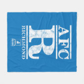 Ted Lasso | AFC R Richmond Text Logo Fleece Deken (Voorkant (Horizontaal))