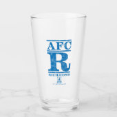 Ted Lasso | AFC R Richmond Text Logo Glas (Voorkant)