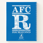 Ted Lasso | AFC R Richmond Text Logo Notitieboek (Achterkant)