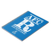 Ted Lasso | AFC R Richmond Text Logo Notitieboek (Linkerzijde)