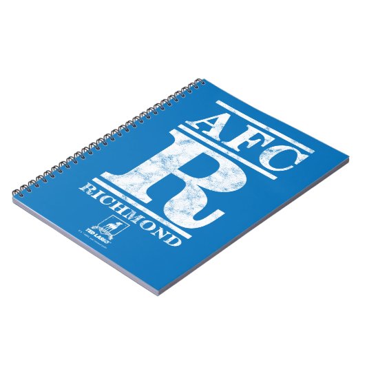 Ted Lasso | AFC R Richmond Text Logo Notitieboek (Linkerzijde)
