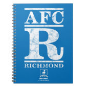 Ted Lasso | AFC R Richmond Text Logo Notitieboek (Voorkant)