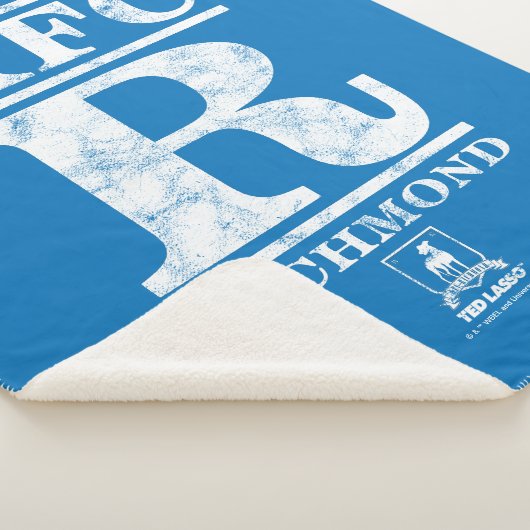 Ted Lasso | AFC R Richmond Text Logo Sherpa Deken (3/4)