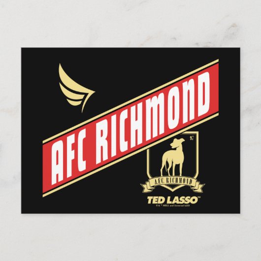 Ted Lasso | AFC Richmond Athletic Banner Briefkaart (Voorkant)