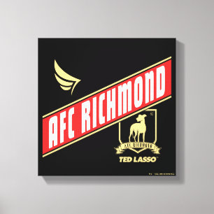 Ted Lasso   AFC Richmond Athletic Banner Canvas Afdruk