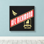 Ted Lasso | AFC Richmond Athletic Banner Canvas Afdruk (Insitu (Houten vloer))