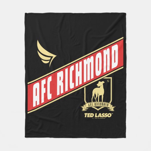 Ted Lasso | AFC Richmond Athletic Banner Fleece Deken (Voorkant)