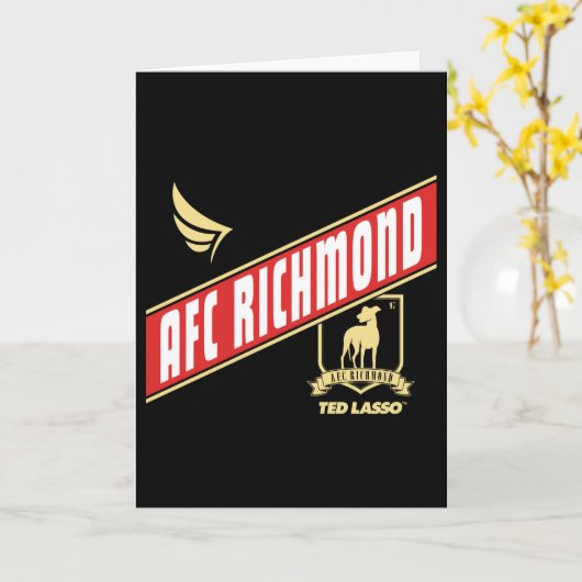 Ted Lasso | AFC Richmond Athletic Banner Kaart (Gele Bloem)