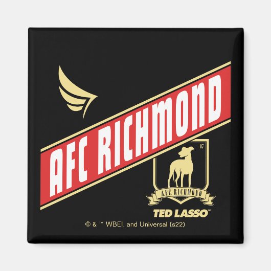 Ted Lasso | AFC Richmond Athletic Banner Magneet (Voorkant)