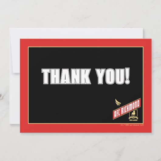 Ted Lasso | AFC Richmond Athletic Banner Notitiekaartje (Voorkant)