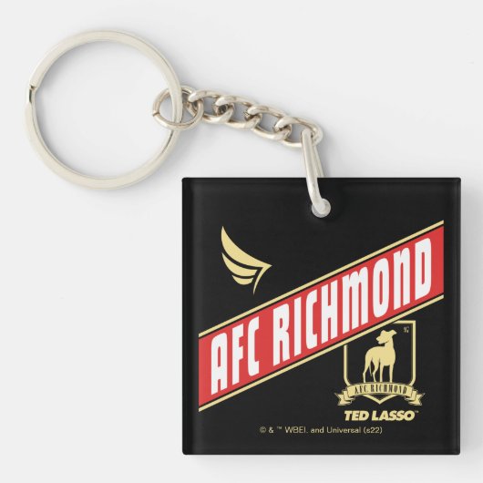 Ted Lasso | AFC Richmond Athletic Banner Sleutelhanger (Voorkant)