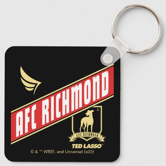 Ted Lasso | AFC Richmond Athletic Banner Sleutelhanger (Achterkant)