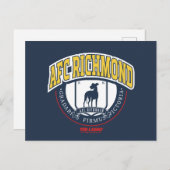 Ted Lasso | AFC Richmond Athletic Circle Badge Briefkaart (Voorkant / Achterkant)