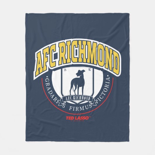 Ted Lasso | AFC Richmond Athletic Circle Badge Fleece Deken (Voorkant)