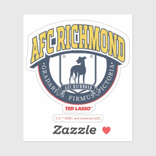 Ted Lasso | AFC Richmond Athletic Circle Badge Sticker (Vel)