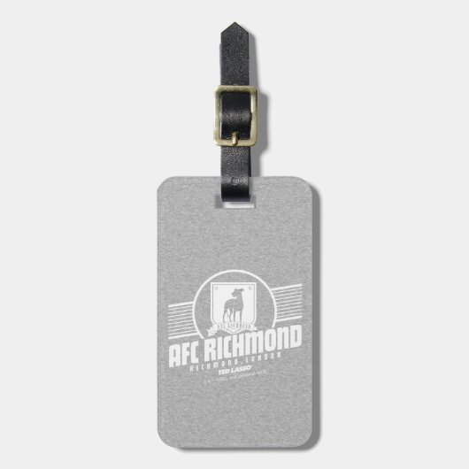 Ted Lasso | AFC Richmond Athletic Stripe Graphic Bagagelabel (Voorkant verticaal)