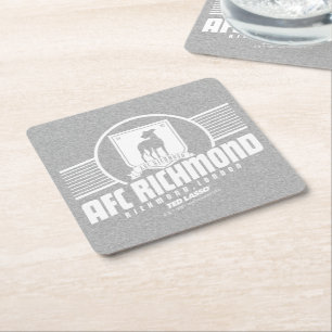 Ted Lasso   AFC Richmond Athletic Stripe Graphic Kartonnen Onderzetters