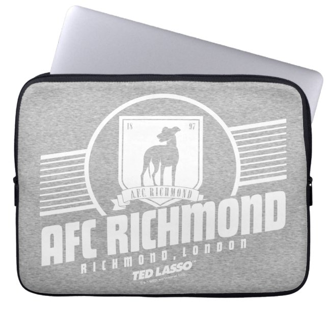 Ted Lasso | AFC Richmond Athletic Stripe Graphic Laptop Sleeve (Voorkant)