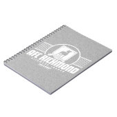 Ted Lasso | AFC Richmond Athletic Stripe Graphic Notitieboek (Linkerzijde)