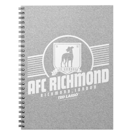 Ted Lasso | AFC Richmond Athletic Stripe Graphic Notitieboek (Voorkant)