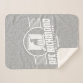 Ted Lasso | AFC Richmond Athletic Stripe Graphic Sherpa Deken (Voorkant (horizontaal))