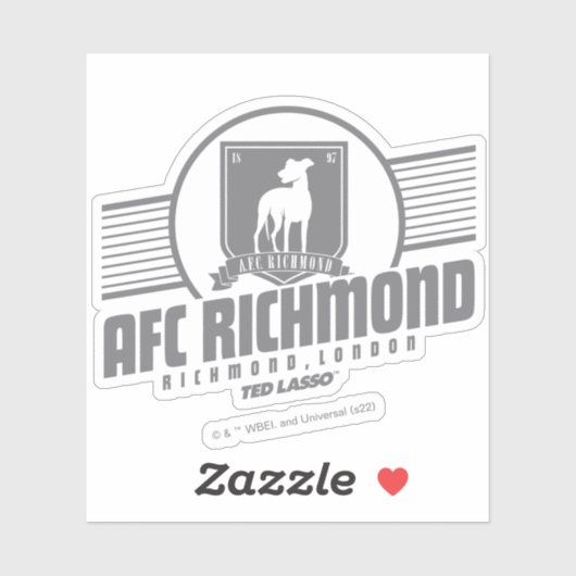 Ted Lasso | AFC Richmond Athletic Stripe Graphic Sticker (Vel)