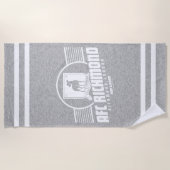 Ted Lasso | AFC Richmond Athletic Stripe Graphic Strandlaken (Voorkant)