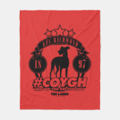 Ted Lasso | AFC Richmond #COYGH Fleece Deken (Voorkant)