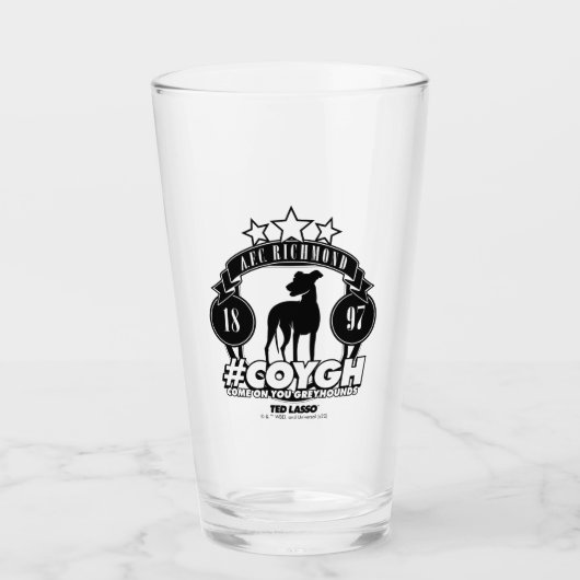 Ted Lasso | AFC Richmond #COYGH Glas (Voorkant)