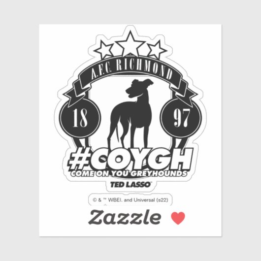 Ted Lasso | AFC Richmond #COYGH Sticker (Vel)