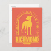 Ted Lasso | AFC Richmond Gold Arched Logo Briefkaart (Voorkant / Achterkant)