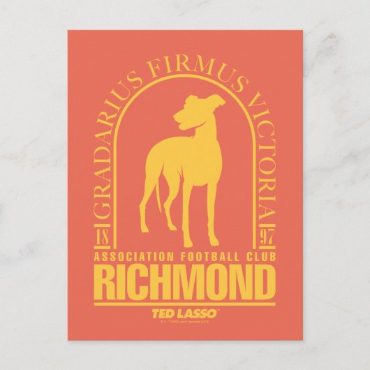 Ted Lasso | AFC Richmond Gold Arched Logo Briefkaart (Voorkant)