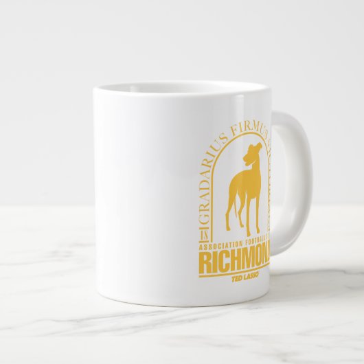 Ted Lasso | AFC Richmond Gold Arched Logo Grote Koffiekop (Voorkant rechts)