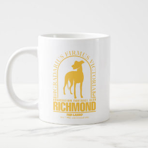 Ted Lasso   AFC Richmond Gold Arched Logo Grote Koffiekop