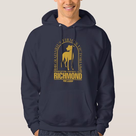 Ted Lasso | AFC Richmond Gold Arched Logo Hoodie (Voorkant)