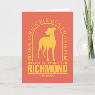 Ted Lasso AFC Richmond Gold Arched Logo Kaart
