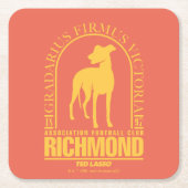Ted Lasso | AFC Richmond Gold Arched Logo Kartonnen Onderzetters (Voorkant)