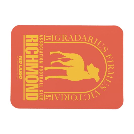 Ted Lasso | AFC Richmond Gold Arched Logo Magneet (Horizontaal)
