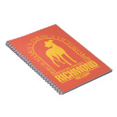 Ted Lasso | AFC Richmond Gold Arched Logo Notitieboek (Rechterzijde)