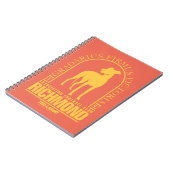 Ted Lasso | AFC Richmond Gold Arched Logo Notitieboek (Linkerzijde)