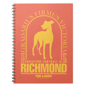 Ted Lasso   AFC Richmond Gold Arched Logo Notitieboek